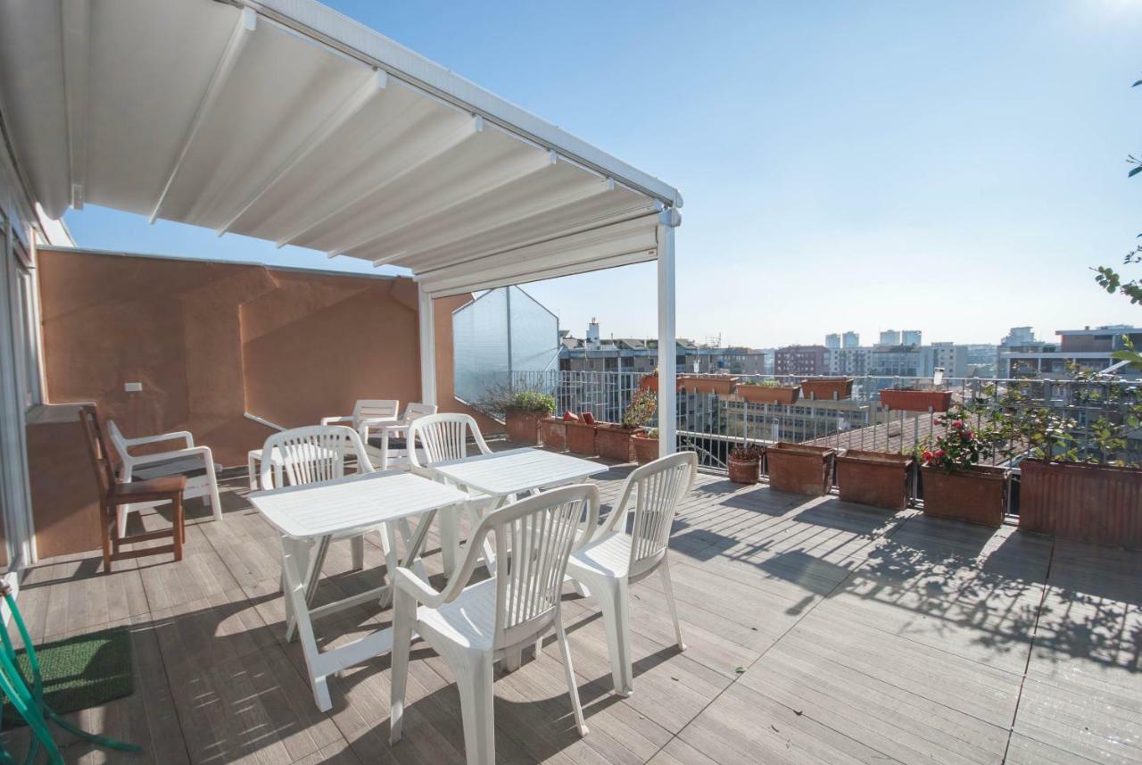 Exclusive Rooftop Apartment With Large Terrace In Solari/Tortona 밀라노 외부 사진